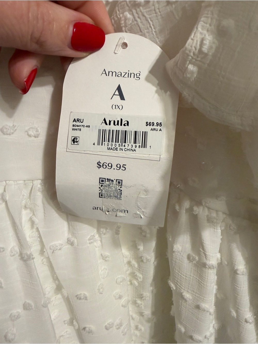 ARULA White V-Neck Flutter-Sleeve Mini Dress - Picture 5 of 10